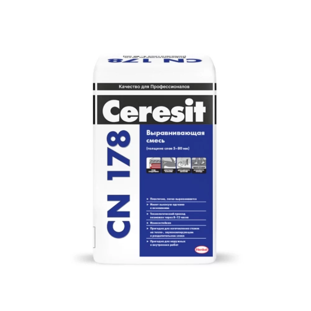 Самовыравнивающаяся смесь Ceresit CN 178