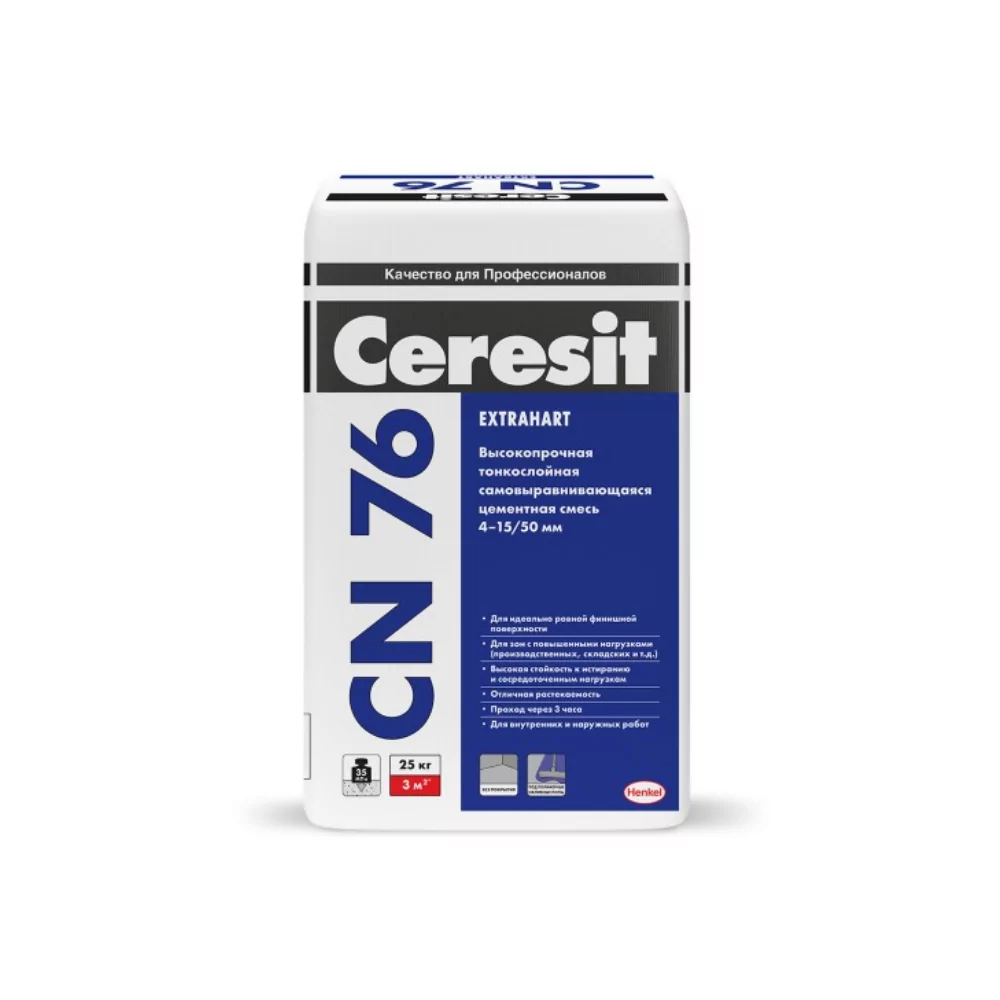 Самовыравнивающаяся смесь Ceresit CN 76