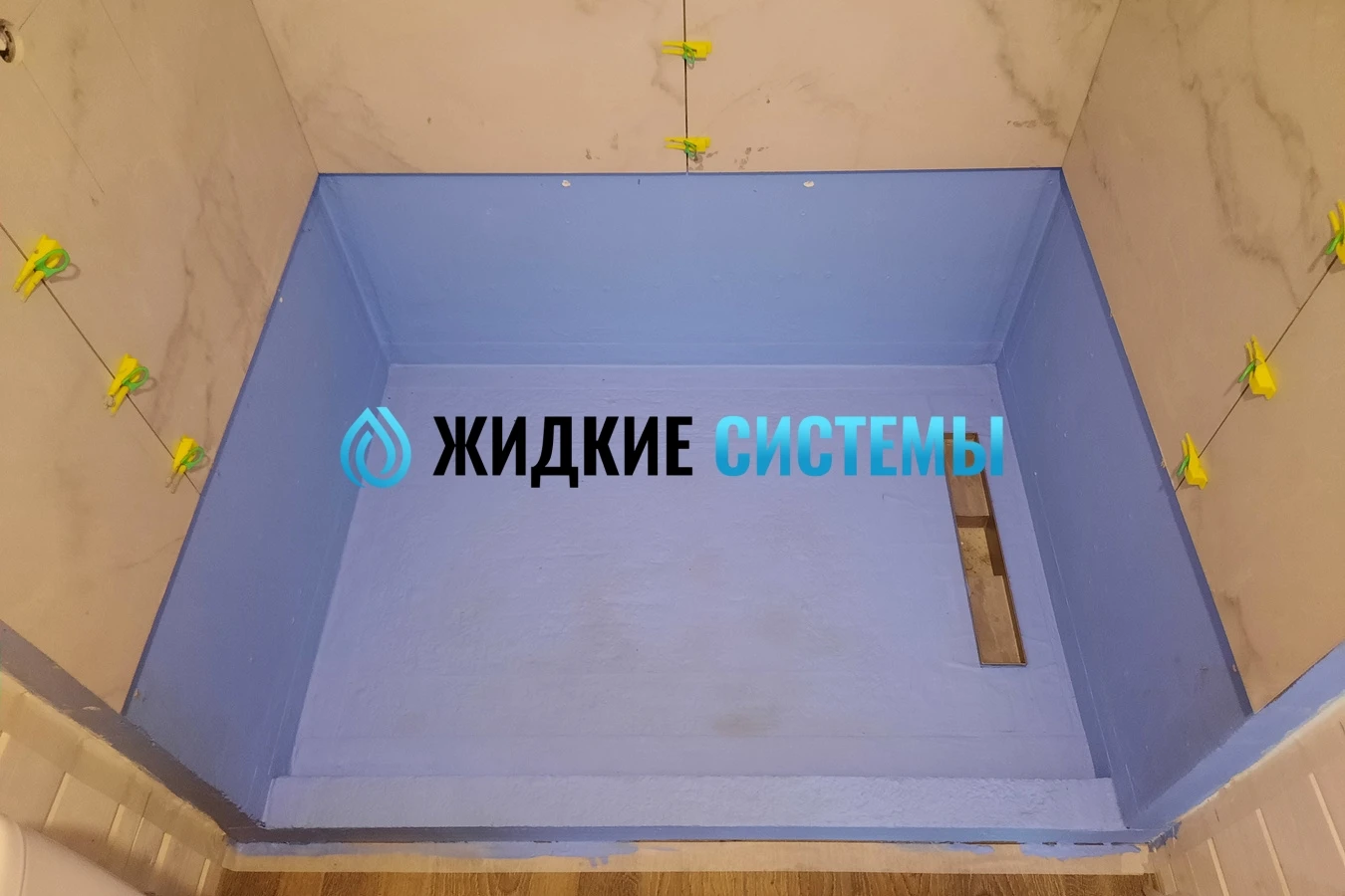 Гидроизоляция поддона душевой кабины из керамогранита
