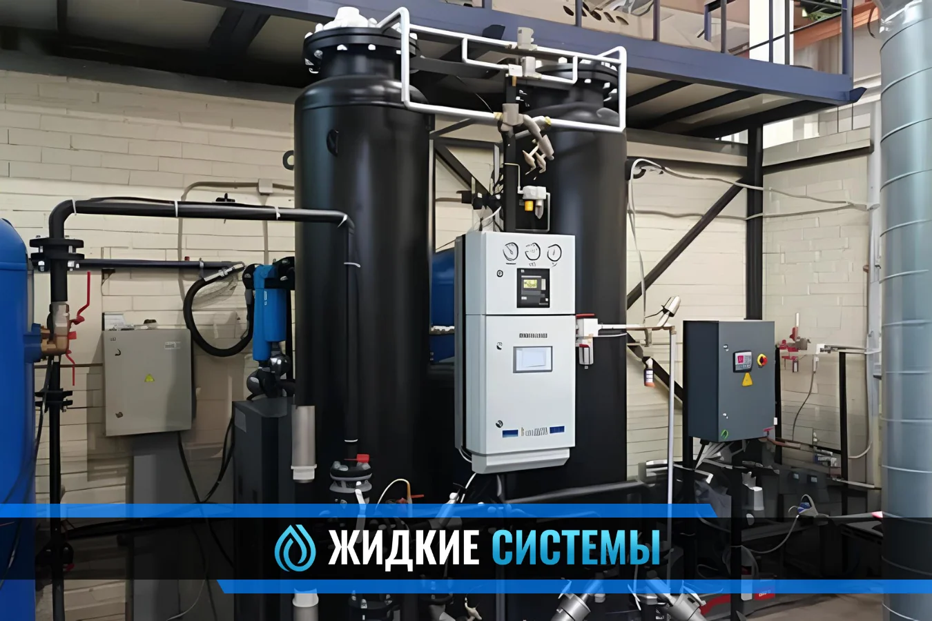 Монтаж генератора азота для производства в Смоленске