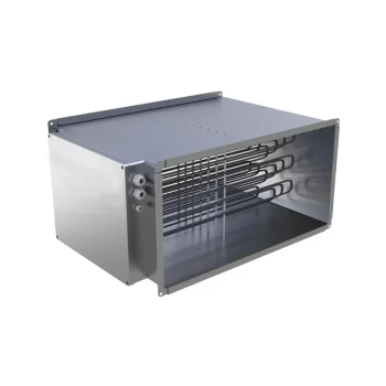 Прямоугольный нагреватель воздуховода - электрический подогрев