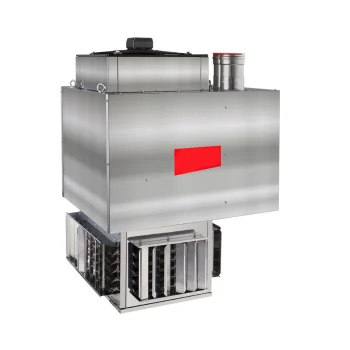 Прямоугольный нагреватель воздуховода - газовый подогрев