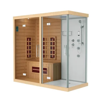 Сауна инфракрасная с душевой кабиной