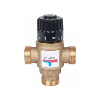 Термостатический трёхходовой смесительный клапан