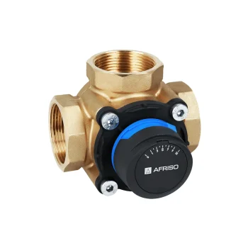 Поворотный трёхходовой смесительный клапан