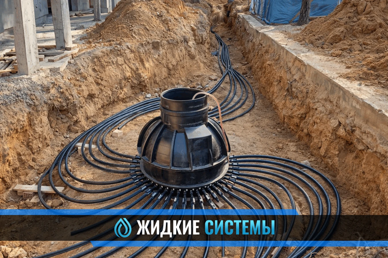 Монтаж геотермального коллектора для системы отопления в Смоленске