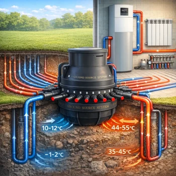 Применение геотермального коллектора и принцип работы оборудования